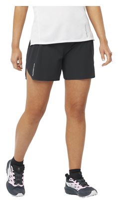 Short Salomon Sense Aero 5in Noir Femme