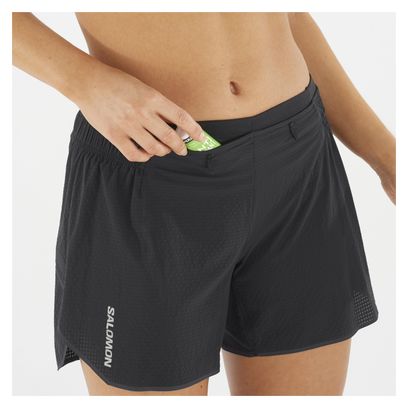 Short Salomon Sense Aero 5in Noir Femme