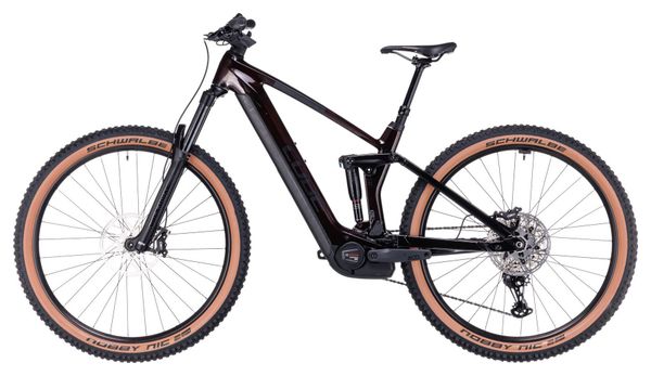 VTT Électrique Tout-Suspendu Cube Stereo Hybrid 140 HPC Race 750 Shimano Deore XT 12V 750 Wh 29'' Rouge Liquid 2024