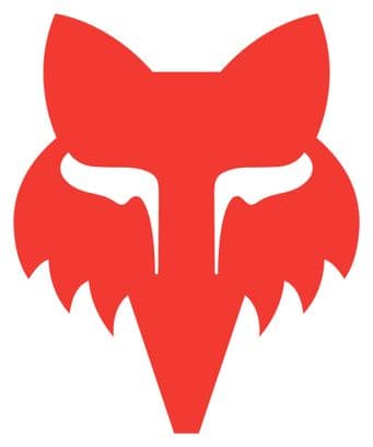 Fox Head Sticker 3.8 cm Red