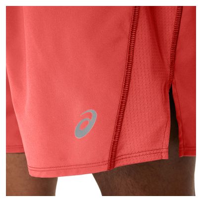 Pantalones cortos Asics Core Run 7in Rojo Hombre