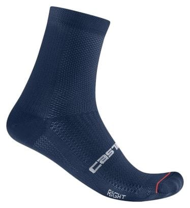 Castelli Espresso 12 Socke Blau