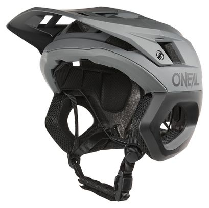 Casco O'Neal Trapper Gris Sólido Negro