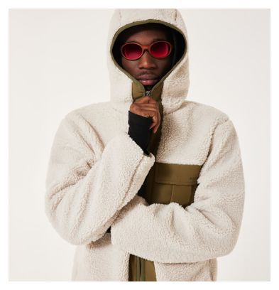 Oakley Snowdrift Sherpa Beige Hoody voor heren