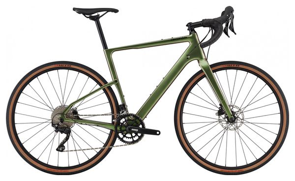 Bicicleta Gravel Cannondale Topstone Carbon 6 Shimano GRX 10V 700 mm Green Beetle 2021