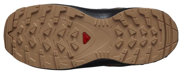Salomon XA Pro v8 Mid CSWP Junior Grau Rot Kinder