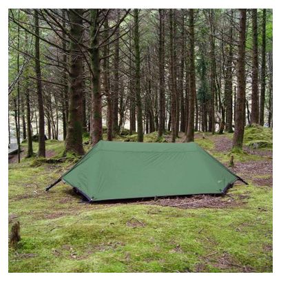 Crua Canopy bâche et hamac 2 en 1 330 x 120-Vert