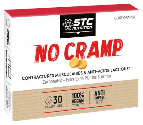 Complément Alimentaire STC Nutrition - NO CRAMP - 30 comprimés à croquer - Orange