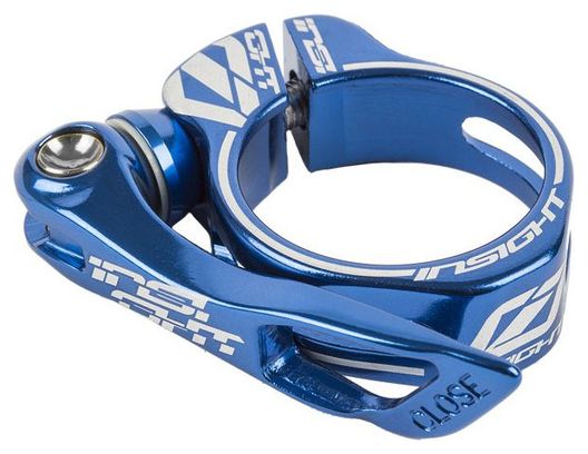 Collier de Selle Insight Serrage Rapide 31.8mm Bleu