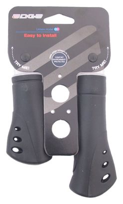 EDGE Grips Ergo Venti - 125/92Mm - Noir