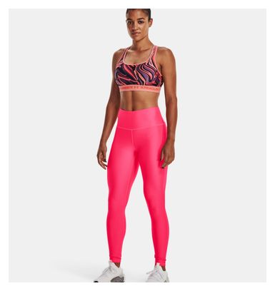 Collant Long Femme Under Armour HeatGear Armour Rose