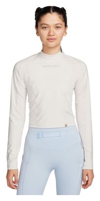 Nike Dri-Fit Trail Beige Women's Long Sleeve Jersey