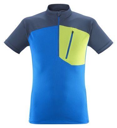 Millet Morpho Short-Sleeve Technical T-Shirt Blue/Yellow