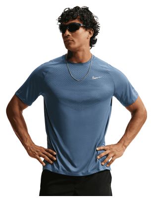 Maglietta da corsa Nike Stride blu da uomo