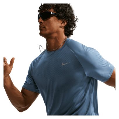 Maglietta da corsa Nike Stride blu da uomo