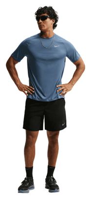 Maglietta da corsa Nike Stride blu da uomo