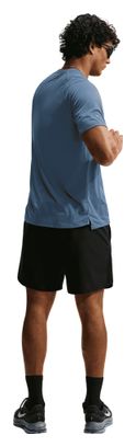 Maglietta da corsa Nike Stride blu da uomo