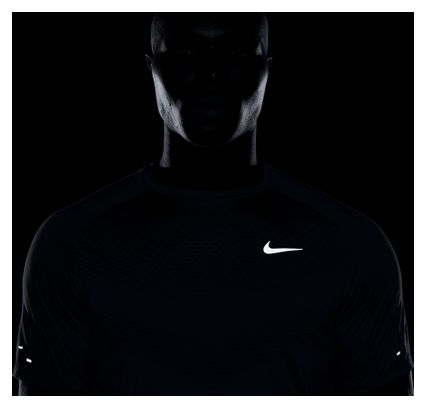 Maglietta da corsa Nike Stride blu da uomo