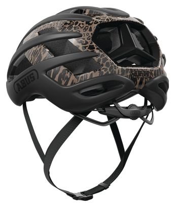 Abus AirBreaker 2.0 Leopard Schwarz Straßenhelm