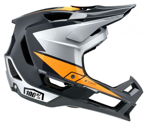 Full Face Helmet 100% Trajecta Fidlock Freeflight Gray / Black