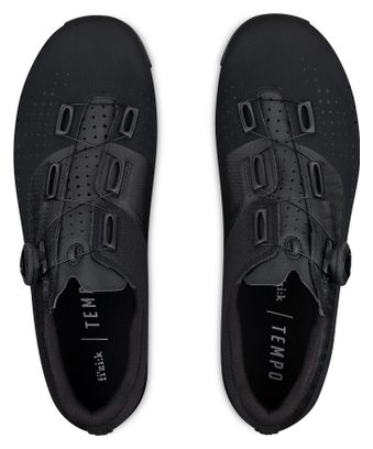Scarpe da strada Fizik Tempo Overcure R4 Wide Nere