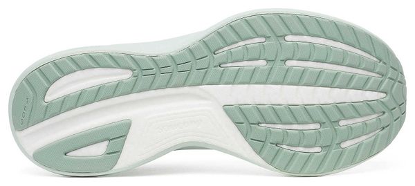 Chaussures Running Saucony Ride 18 Blanc/Vert Femme
