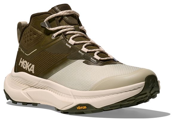 Chaussures Outdoor Hoka Transport Hike GTX Kaki/Beige Homme