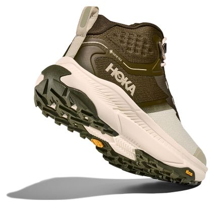 Chaussures Outdoor Hoka Transport Hike GTX Kaki/Beige Homme