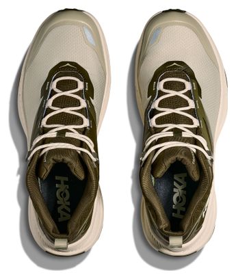 Chaussures Outdoor Hoka Transport Hike GTX Kaki/Beige Homme