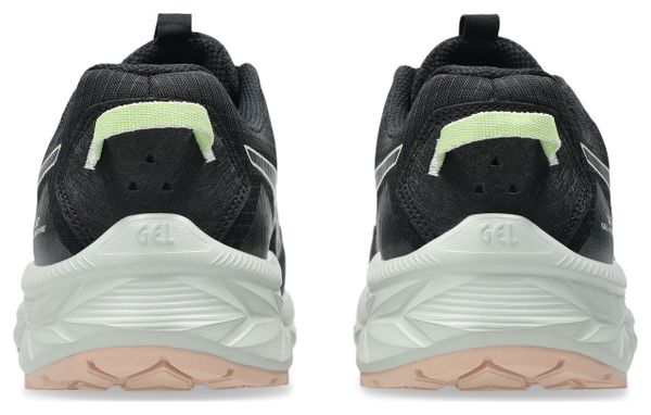 Asics Gel-Venture 10 Trail Running Shoes, Black/Green/Pink, Women's
