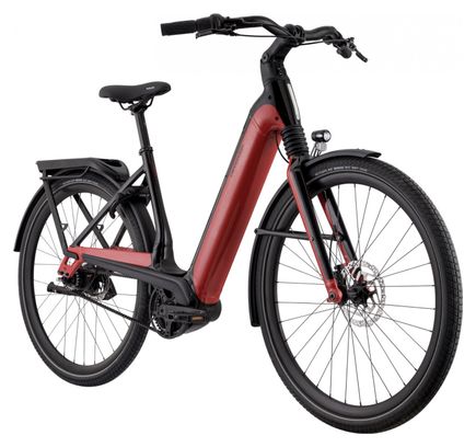 Elektrisches Citybike Cannondale Mavaro Neo 4 Shimano Nexus 8V Riemen 625 Wh 700 mm Rot Rally