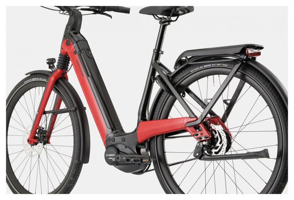 Elektrisches Citybike Cannondale Mavaro Neo 4 Shimano Nexus 8V Riemen 625 Wh 700 mm Rot Rally