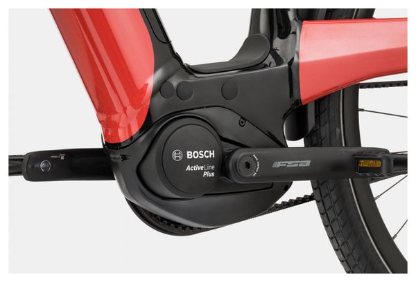 Elektrisches Citybike Cannondale Mavaro Neo 4 Shimano Nexus 8V Riemen 625 Wh 700 mm Rot Rally