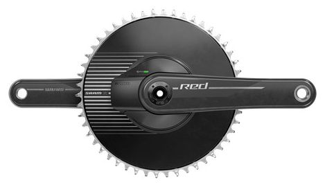 Pedivella Sensore di potenza Sram Red E1 DUB Aero 50 denti 12/13V (senza scatola) Nero
