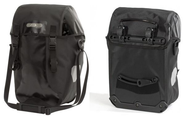 ORTLIEB Paire de Sacoches Porte-Bagage Arrière BIKE-PACKER CLASSIC Noir