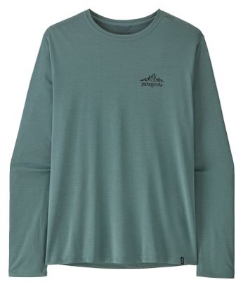 Camiseta de manga larga Patagonia Capilene Cool Daily azul para hombre