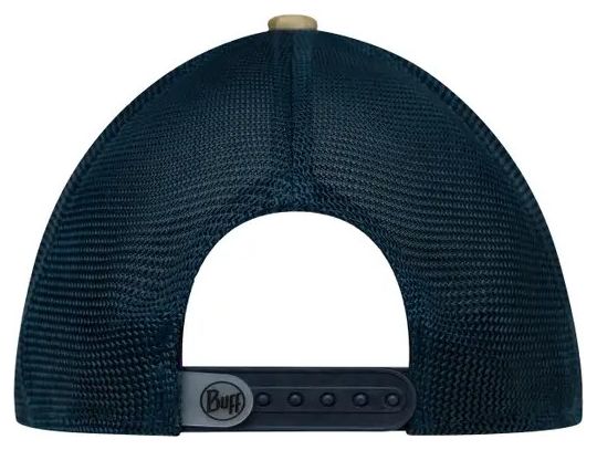 Cappello Trucker Buff Beige/Blu navy