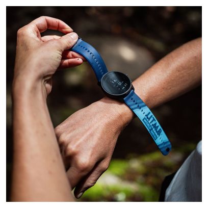 Correa de silicona Suunto Athletic 6 22mm S+M UTMB World Series Azul marino