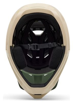 Fox Proframe Full Face Helmet Beige/Green