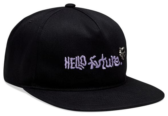 Casquette Fox Snapback Hello Future Noir