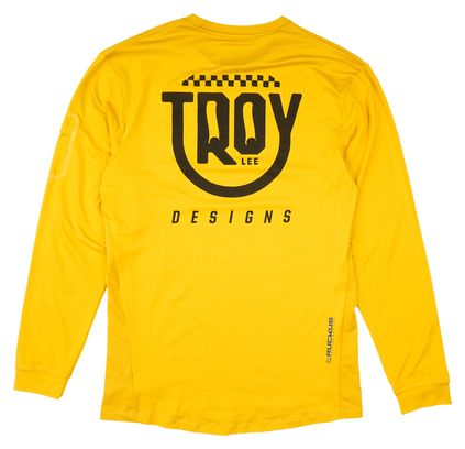 Troy Lee Designs Ruckus Ride Youth Yellow Children's Long Sleeve Jersey