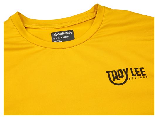 Troy Lee Designs Ruckus Ride Youth Yellow Children's Long Sleeve Jersey