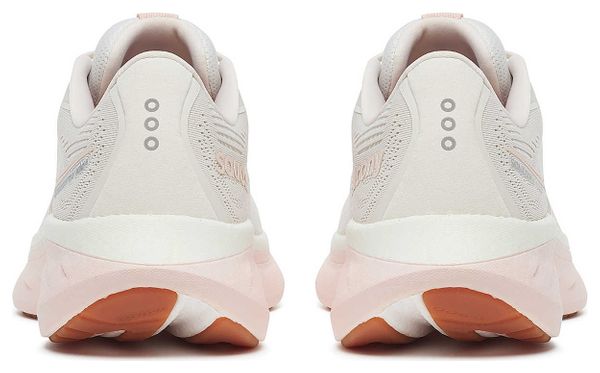 Chaussures Running Saucony Ride 18 Blanc/Rose Femme