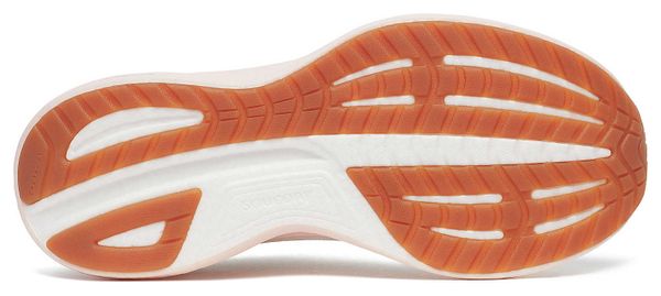 Chaussures Running Saucony Ride 18 Blanc/Rose Femme