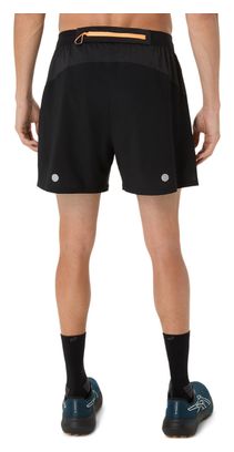 Short Asics Fujitrail 5in Noir Homme