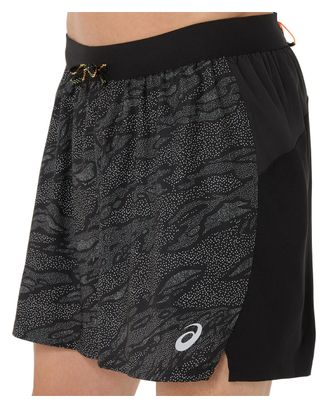 Short Asics Fujitrail 5in Noir Homme