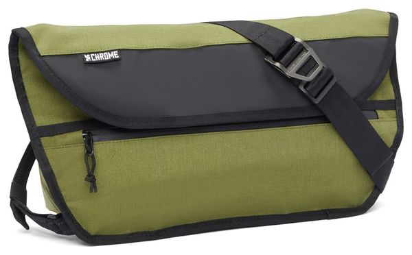 Sac Bandoulière Chrome Simple Messenger Vert Noir