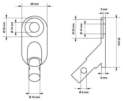 Attache vélo pour remorque XL