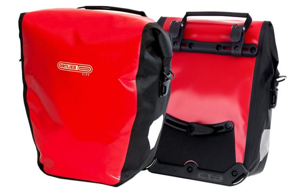 Paire de Sacoches de Porte-bagage Ortlieb Sport-Roller City 25 L Rouge Noir