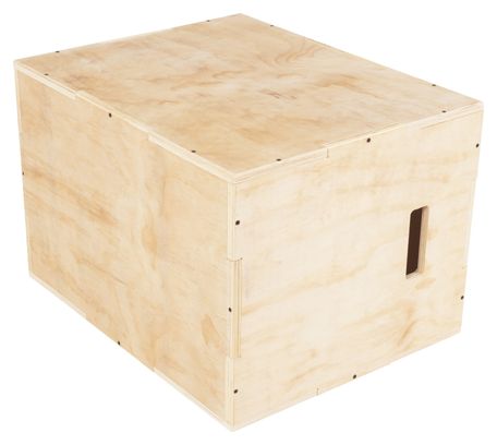 Gorilla Sports Plyobox en bois 3 en 1 - 60 x 50 5 x 75 5cm